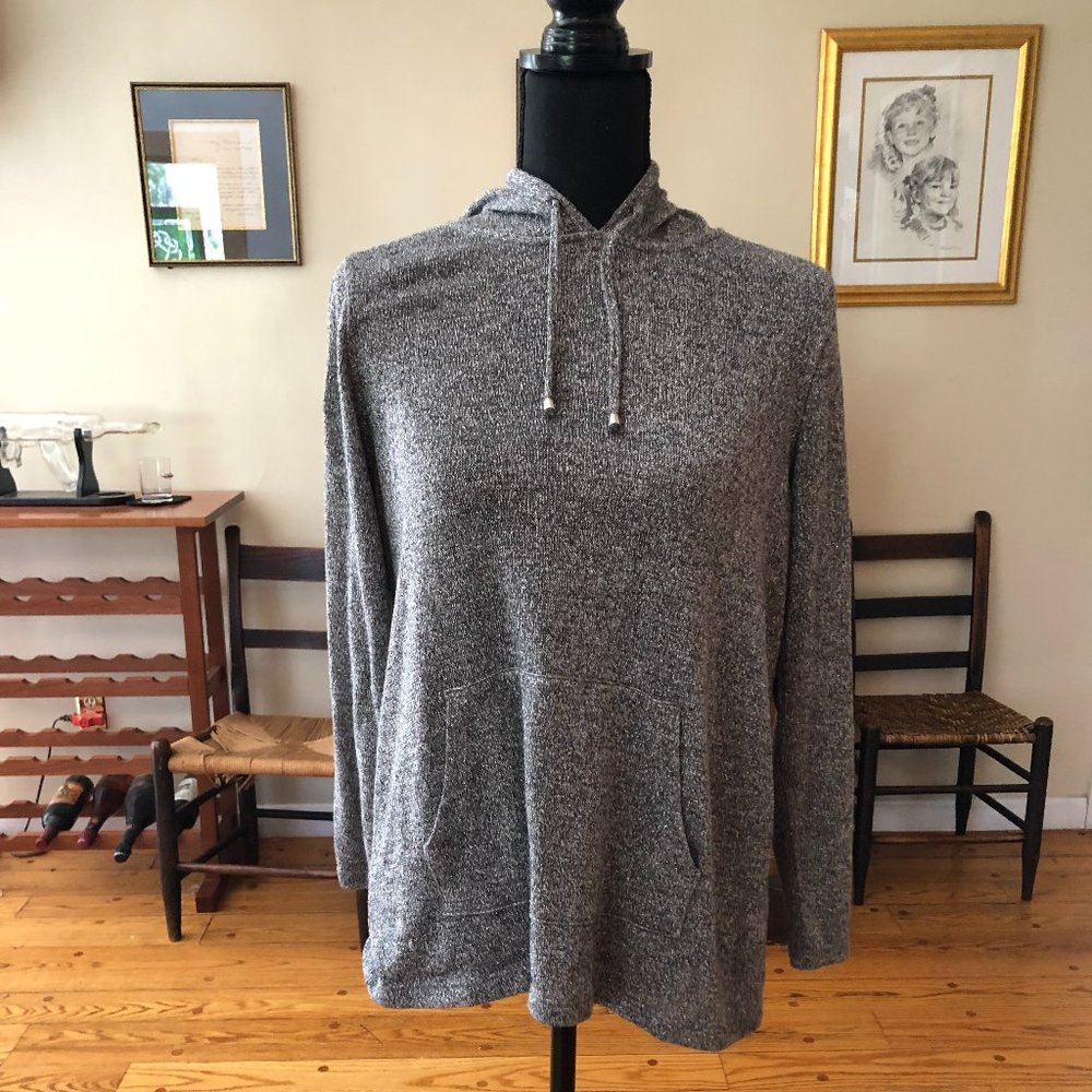 Christopher & Banks hooded sweater size MP